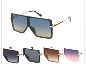multicolore taglia unica Bristol novità GJ339 C Jumbo Metallic Star Sunglasses party Accessory set 
